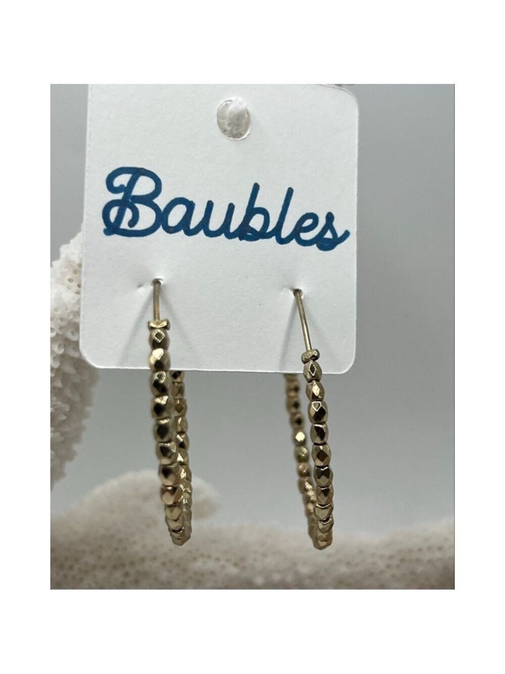 Baubles Gold Hoop